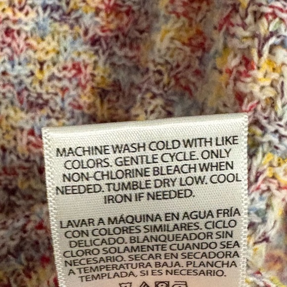 Time And Tru Multi‎ Color Sweater Size XL - Picture 8 of 8